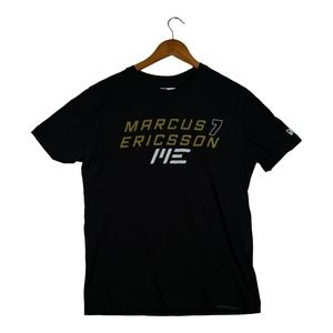 Marcus Ericsson IndyCar Pit Crew New Era Shirt Ganassi Huski Indy 500 Black sz M